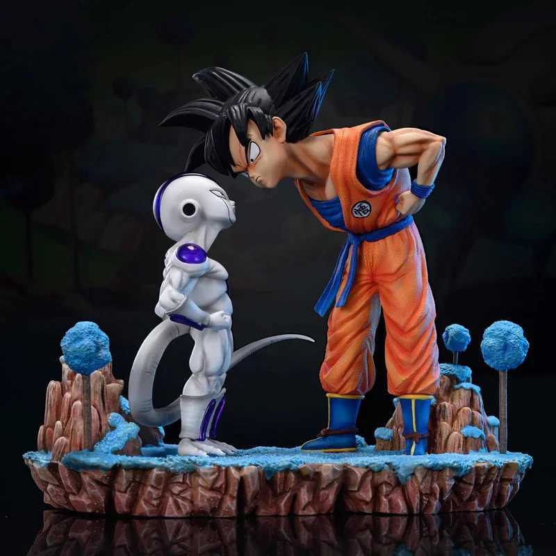 Action Toy Figures 14cm Z Goku Frieza Anime Figure Son Vs Pvc Model Statue Doll Collection Decoration Ornaments Toys Gift H241203
