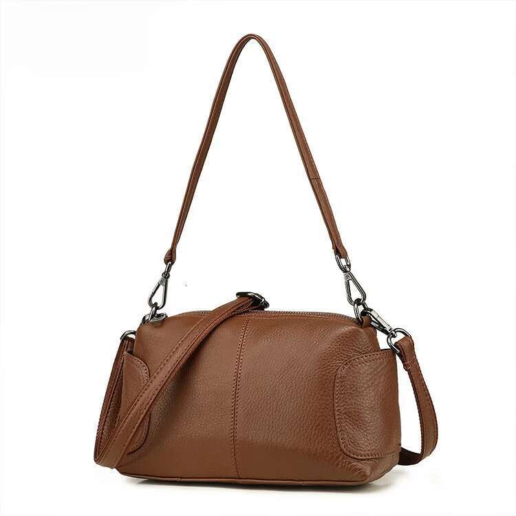 Motingsome Retro Crossbody Shoulder Bags Women Genuine Leather Cowhide Mini Tote Daily Handbag Madam Satchel New
