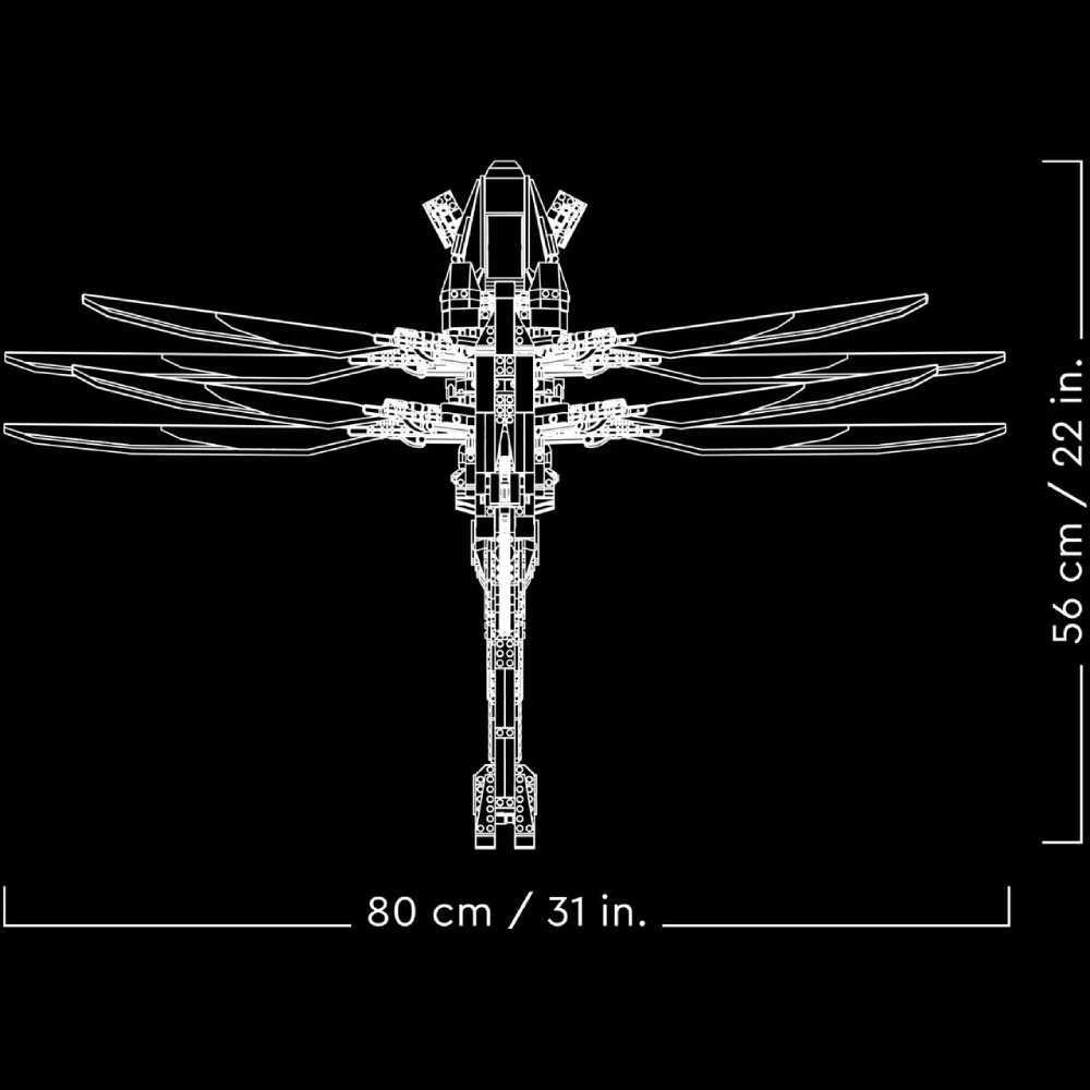 LEGP Dune Royal Atreides Beast Ornithopter Plane Building Kit Ornithopter Plane Toy Model Best Gift for Kids and Adults 1369pcsXJ241203