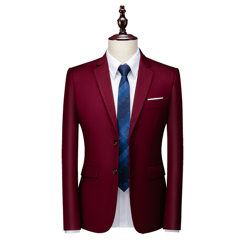 K717 Men's Autumn Business Suit Jacket - Slim Fit Casual Style