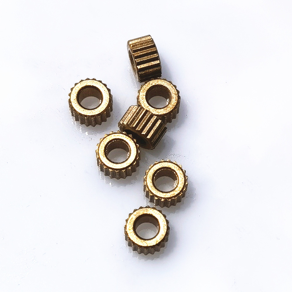 Powder Metallurgy Copper-Based Oil Bearing Bushing with Inner Diameter of 3mm, Outer Diameter of 6mm, Length 3.5cm - Self Lubricating