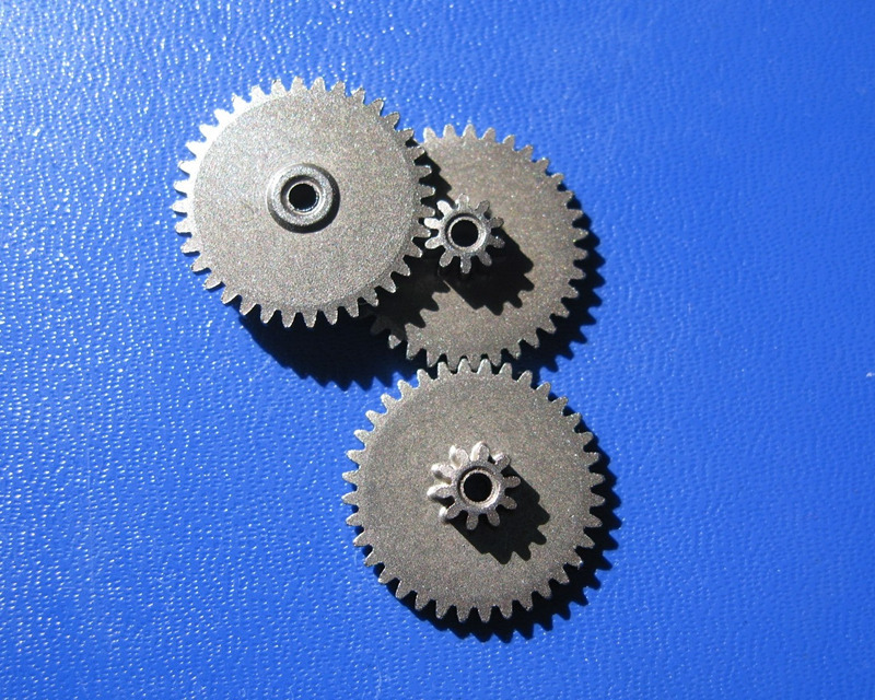Powder Metallurgy Double Gear for Industrial Use Modulus 0.6/0.5 & 2mm Internal Hole