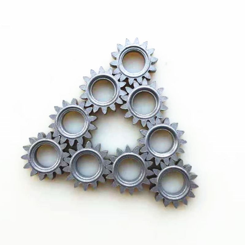 Modulus 1.0 Spur Gear - 14 Teeth, Powder Metallurgy Iron Base, Inner Diameter 8.0mm, Length 5.6mm