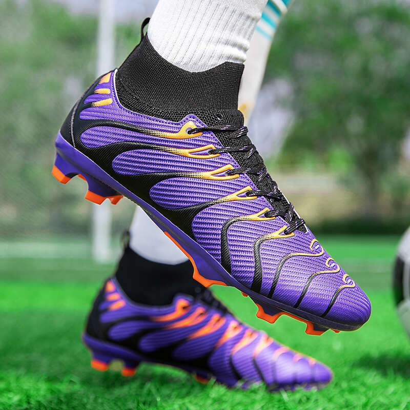 Ultralight Men's Soccer Professional Indoor Field Boots For Kids Sneakers Non-Slip TF/FG Training Football Shoes