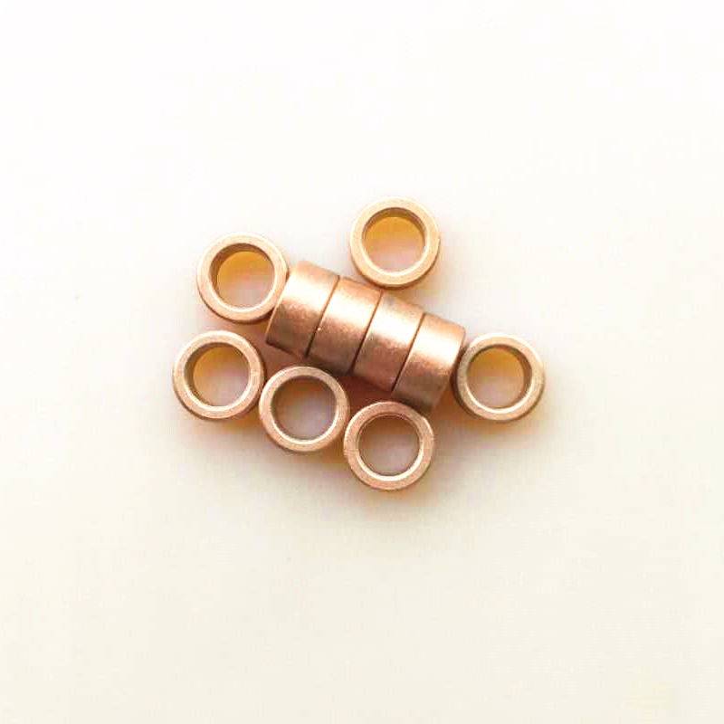 Bronze Oil-Impregnated Bearing with Inner Diameter of 8mm, Outer Diameter of 12mm, Length of 6mm - Powder Metallurgy Manufacturer Direct Supply