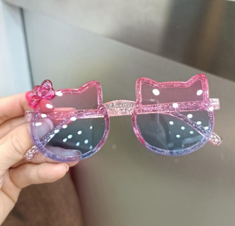Children Cute Cartoon Sunglasses Child Girls Uv Glasses Birthday Gift for Kid 6Pcs/Set Z260305