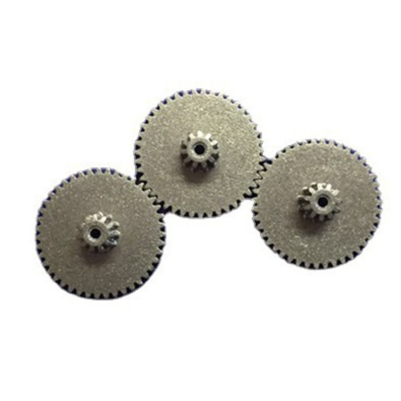 Metal Double Helical Gear - 0.6 Module, 11-tooth & 43-tooth Options - ID 2.0mm for Precision Mechanisms