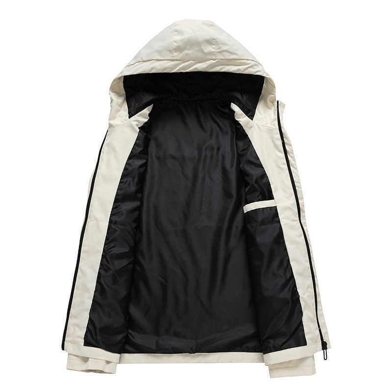 Mens new jacket mens outdoor adventure camping jacket windproof sports hooded zipper jacketW240714568791 3