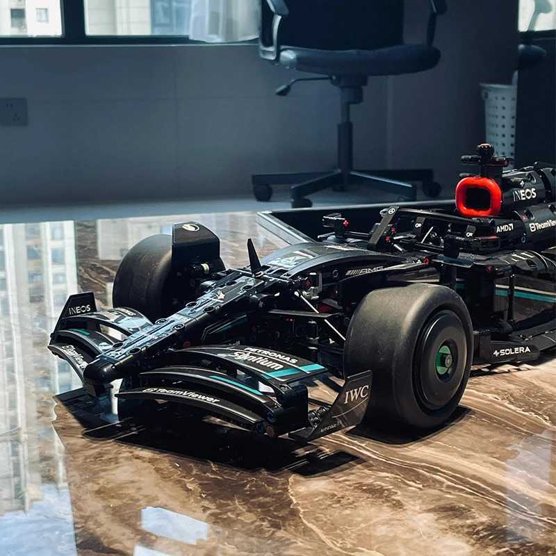 Technical F1 42171 1 8 1642PCS W14 E Performance Building Blocks Super Race Car Assembly Model Vehicle Toys Bricks for Boy GiftsXJ241203