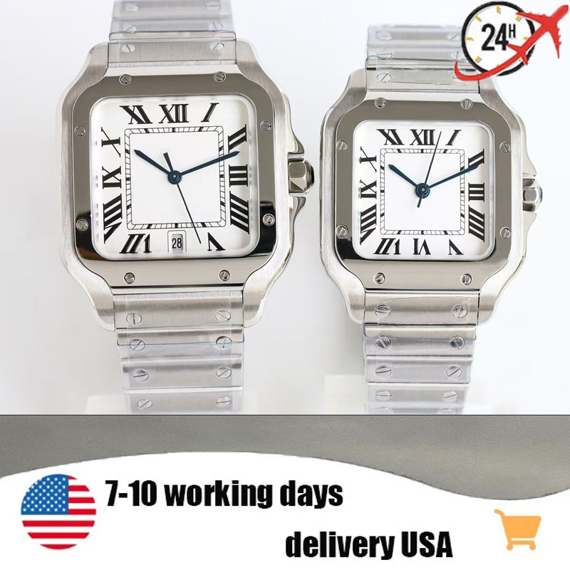 Luxury Lovers' Watch with Automatic Movement - Stainless Steel Case & Sapphire Crystal Face (40/35mm)