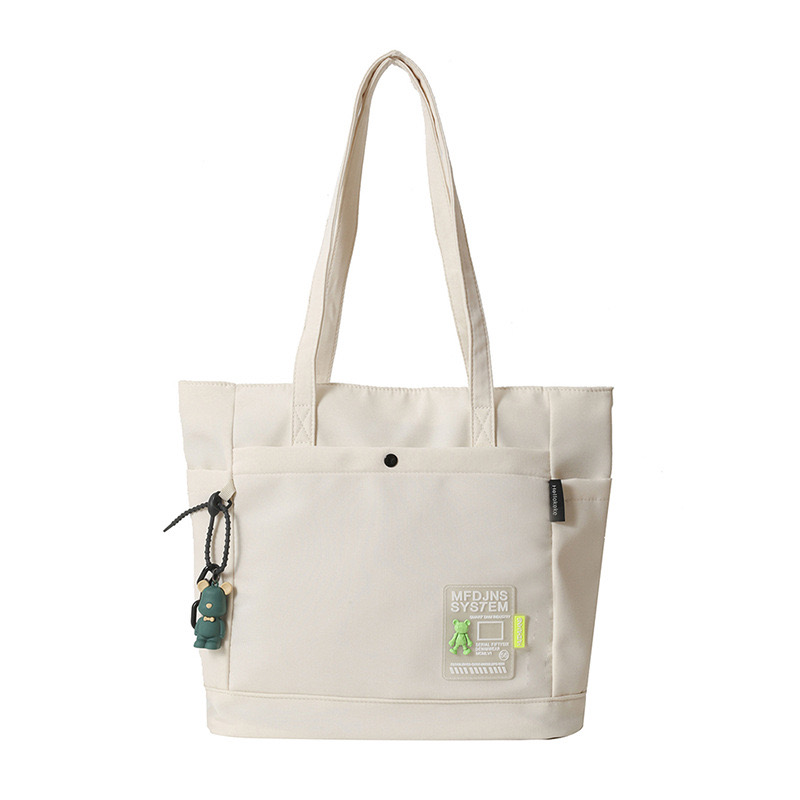 2025 new College Students Commuting to Class, Large Capacity Handheld Big Women's New Casual Canvas Bag, One Shoulder Tote Bag