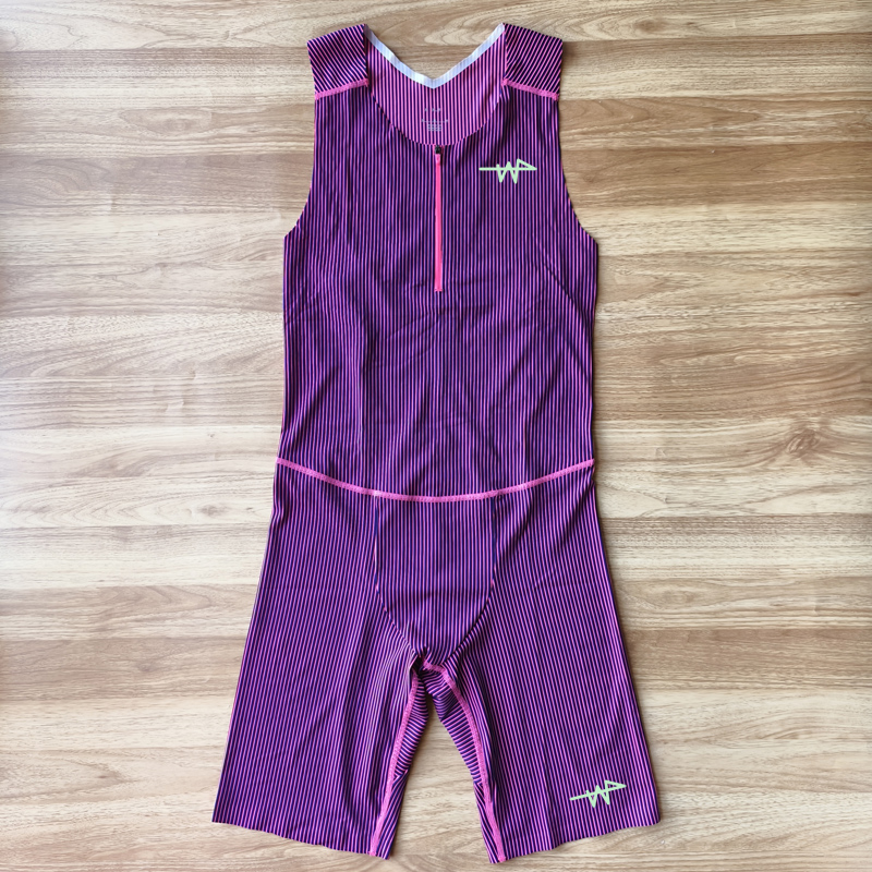 2024 Man shinny Stripe Fast Running Track and Field Athlete Speedsuit Elite Runner Singlet Custom logo Suit One-piece Singlet