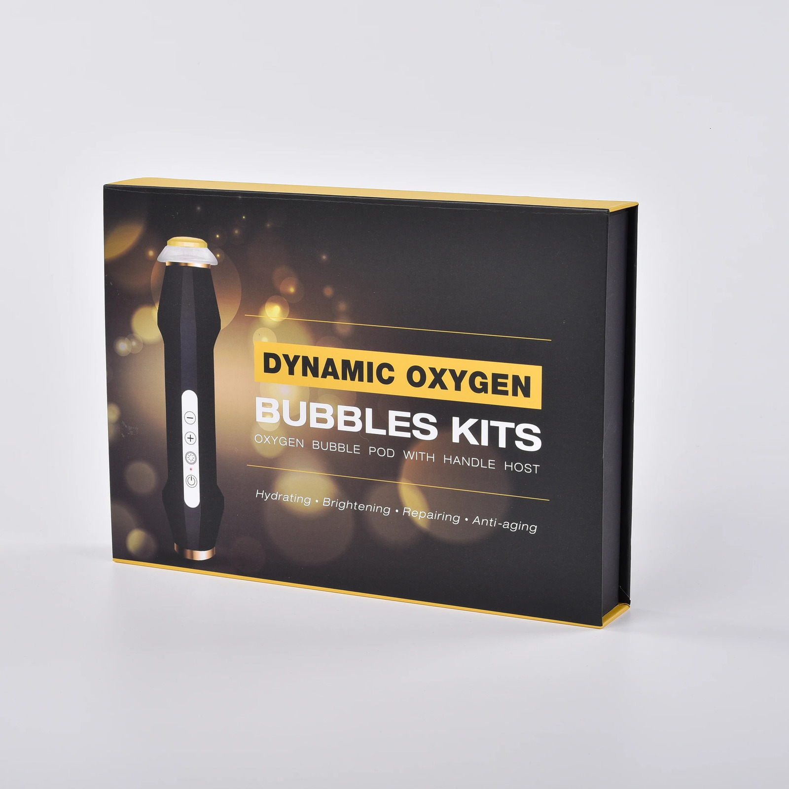 Portable gift box CO2 oxygen bubble kit 6 pods 6 gel detoxification Glam skin regeneration anti-aging home beauty machine 241203