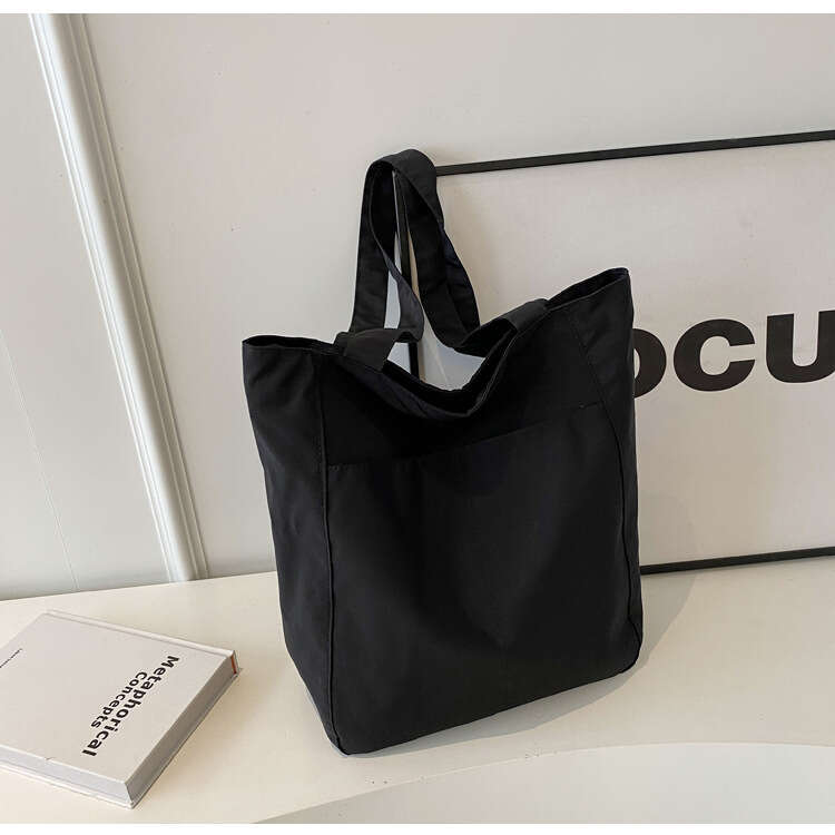 Waterproof Nylon Casual Shoulder Female Student Campus Handbag Niche Commuter Tote Large Bag