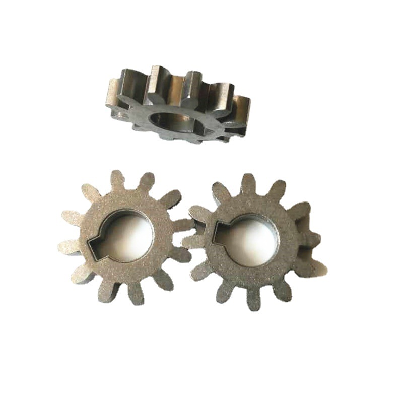 Iron-Based Powder Metallurgy Gear with Metal Teeth , Inner Diameter 10mm, 12 Teeth Model 2