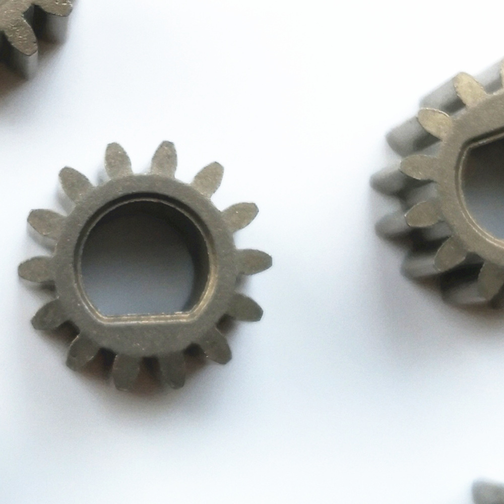 Modulus 1.0 Internal Diameter 8D Powder Metallurgy Iron Base Motor Gear with Heat Treatment for Wear Resistance - 14 Teeth Straight Bevel Gears