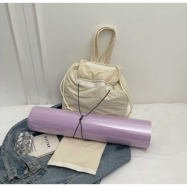 Fashionable new large capacity tote bag for women in autumn and winter, solid color nylon and cotton shoulder bag, sweet commuting multi-purpose shoul