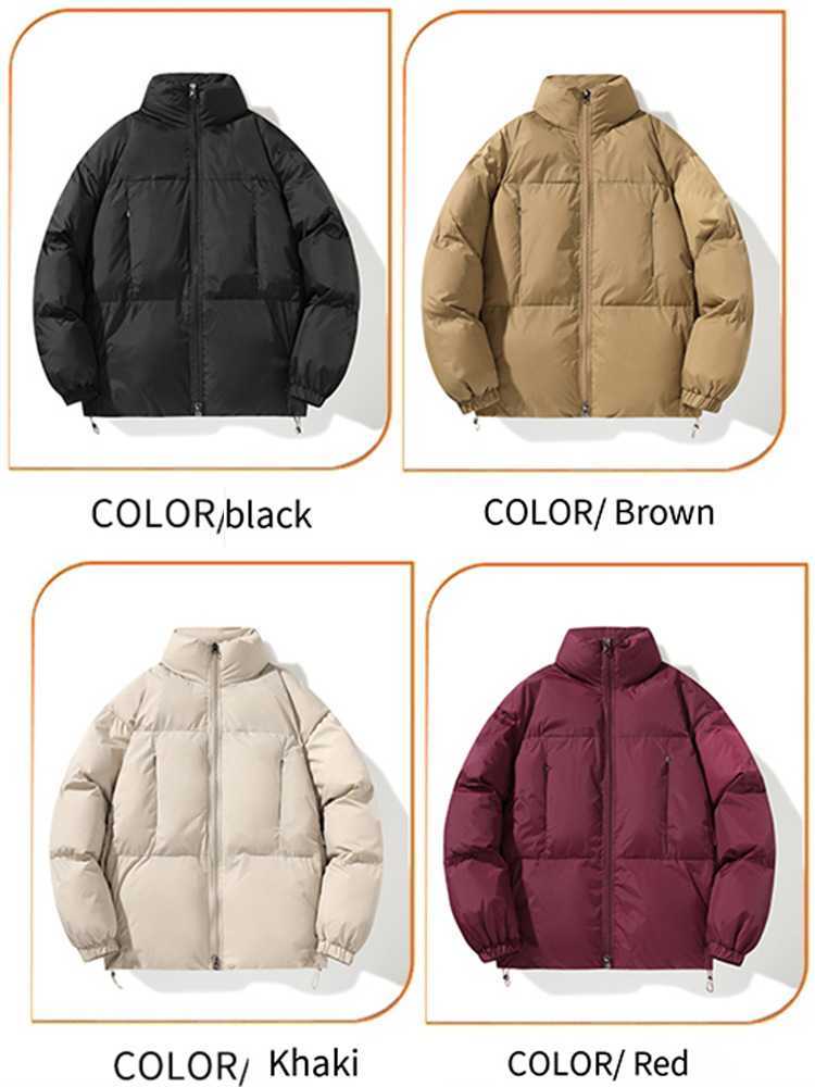 Brand mens Thick Jacket Fashion Park Smooth mens Winter Warm Thick Jacket High Quality Jacket W240920