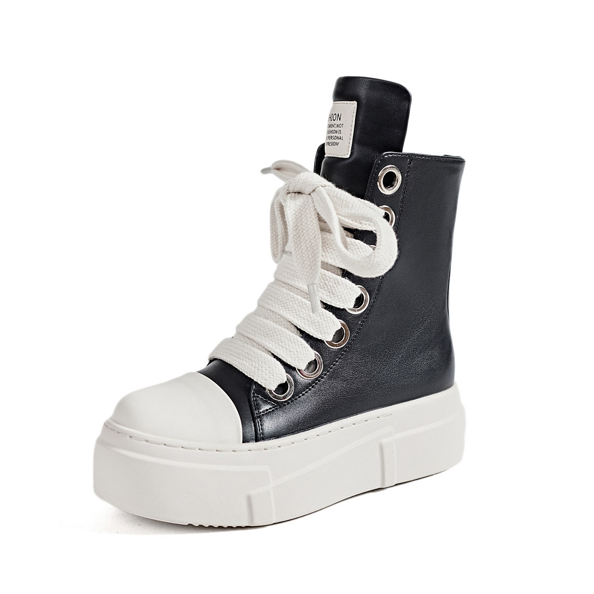 Classic Fashion Men Women High Platform Leather Canvas Leisure Thick Bottom Sports Casual Sneakers Height Increase Shoe Designer Shoes