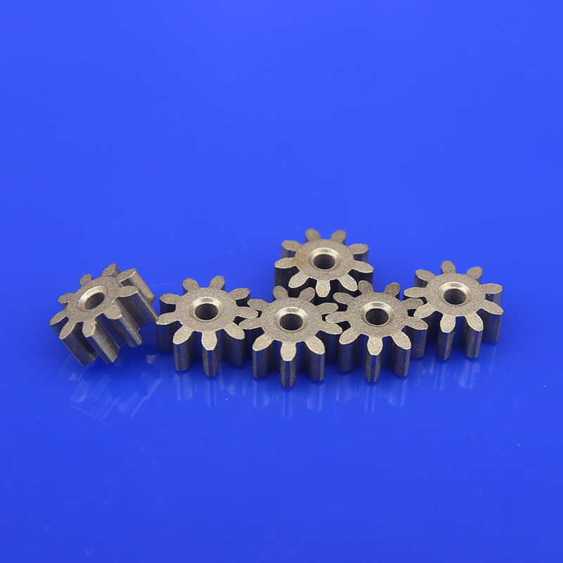 Micro Precision Cylindrical Straight Gear - 1.25 Mod, 9 Teeth, ID3mm Powder Metallurgy Process