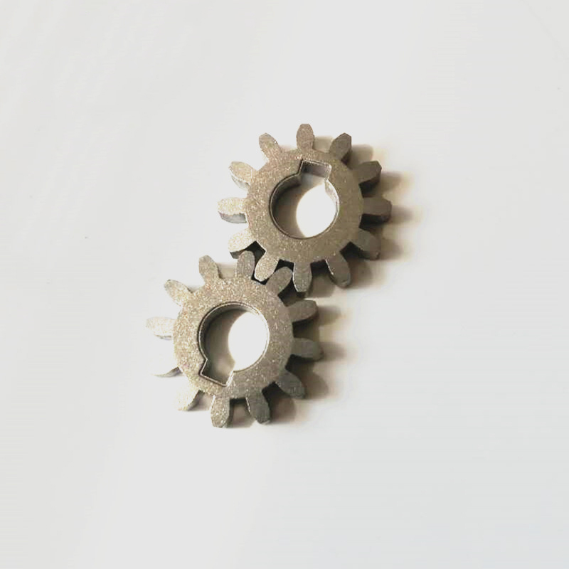 Iron-Based Powder Metallurgy Gear with Metal Teeth , Inner Diameter 10mm, 12 Teeth Model 2