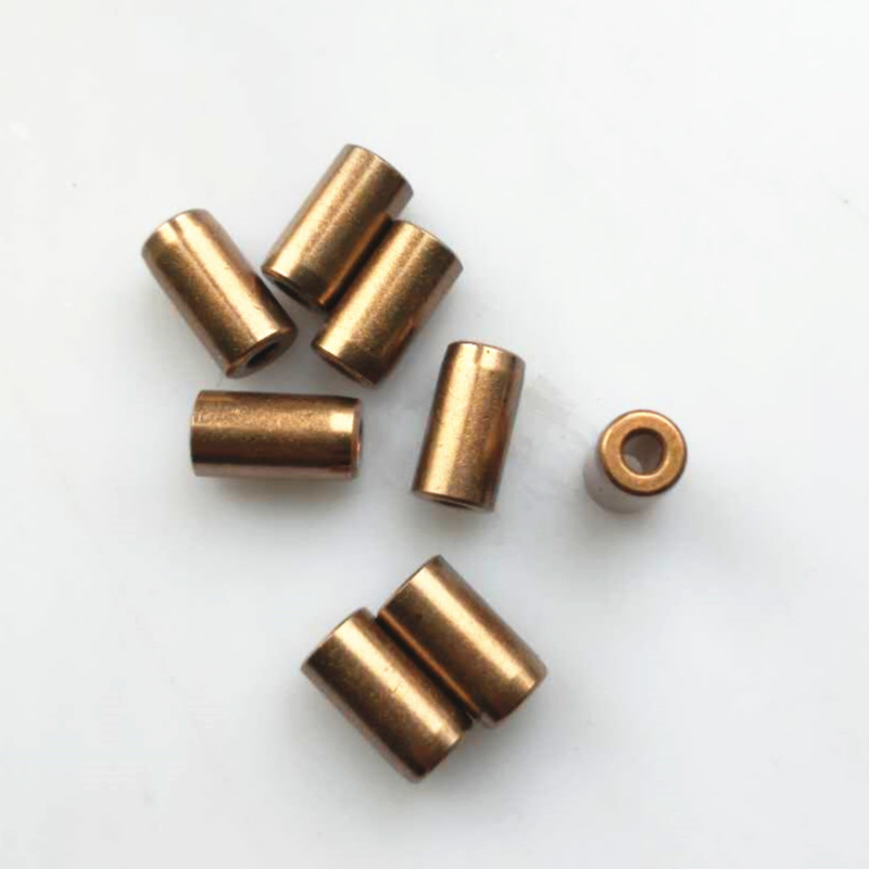 High Precision Micro Bearings with Oil-Lubricated Powder Metallurgy Design - Inner Diameter 3mm, Outer Diameter 7mm, Length 18mm