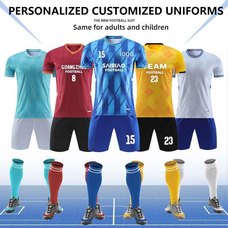 2025 Customize New Jerseys Adults Kids Football Uniforms Shirts Team Futsal Sportswear Kit Training Tracksuit Child Sports
