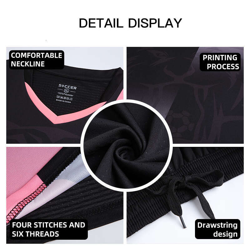 2025 Adult Kids Football Jersey Men Boy Customize Soccer Uniforms Kit Sports Clothes Women Futsal Sportswear Training Tracksuit Child