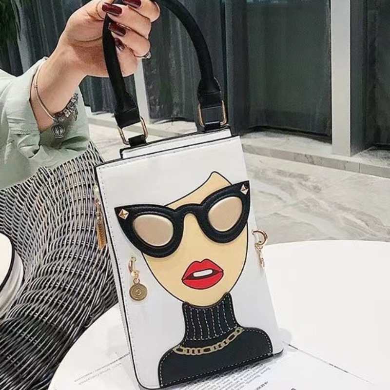 2025 new Crossbody female niche, high-end, fashionable style, handbag, character, trendy brand, parody bag, niche underarm bag zhanyishengli