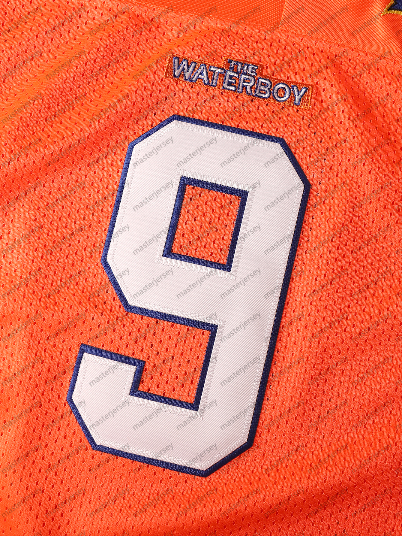 Youth/Kids #9 BOUCHER Orange Loose Breathable American Football Jerseys Embroidered for Sports, Fashion, Casual, Street In Stock Fast Shipping