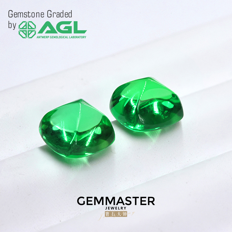 Sugar loaf Cut Emerald With Certificate VVS VS Green Stone 2ct 5ct 8ct Loose Emerald Vivid green Muzo Green Lab Grown Emerald