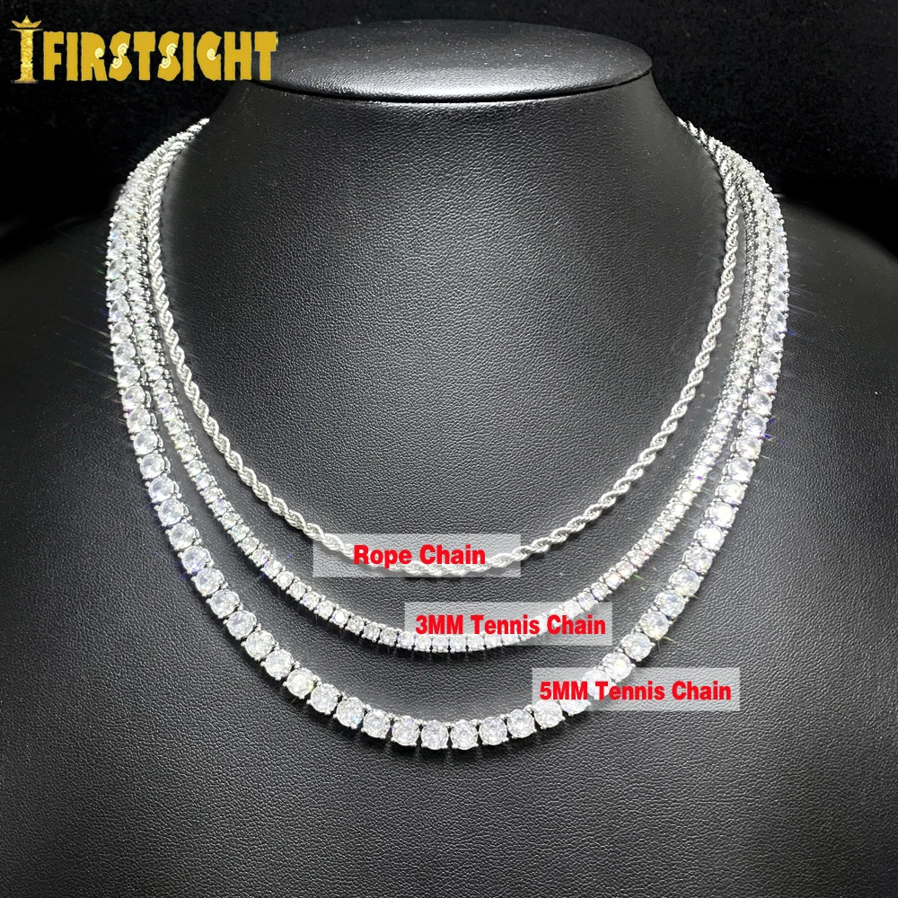 Ice Out Sparkling ACE Pendant Necklace Gold Silver 5A Zircon Heart shaped Letter Charm Mens Hip Hop Jewelry 241202