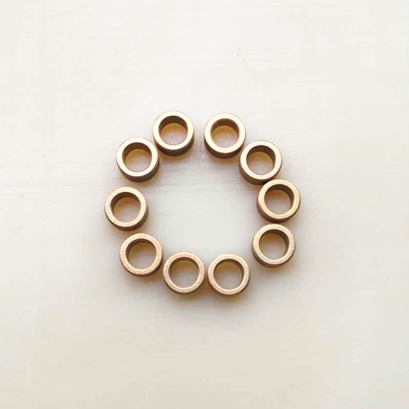 Bronze Oil-Impregnated Bearing with Inner Diameter of 8mm, Outer Diameter of 12mm, Length of 6mm - Powder Metallurgy Manufacturer Direct Supply
