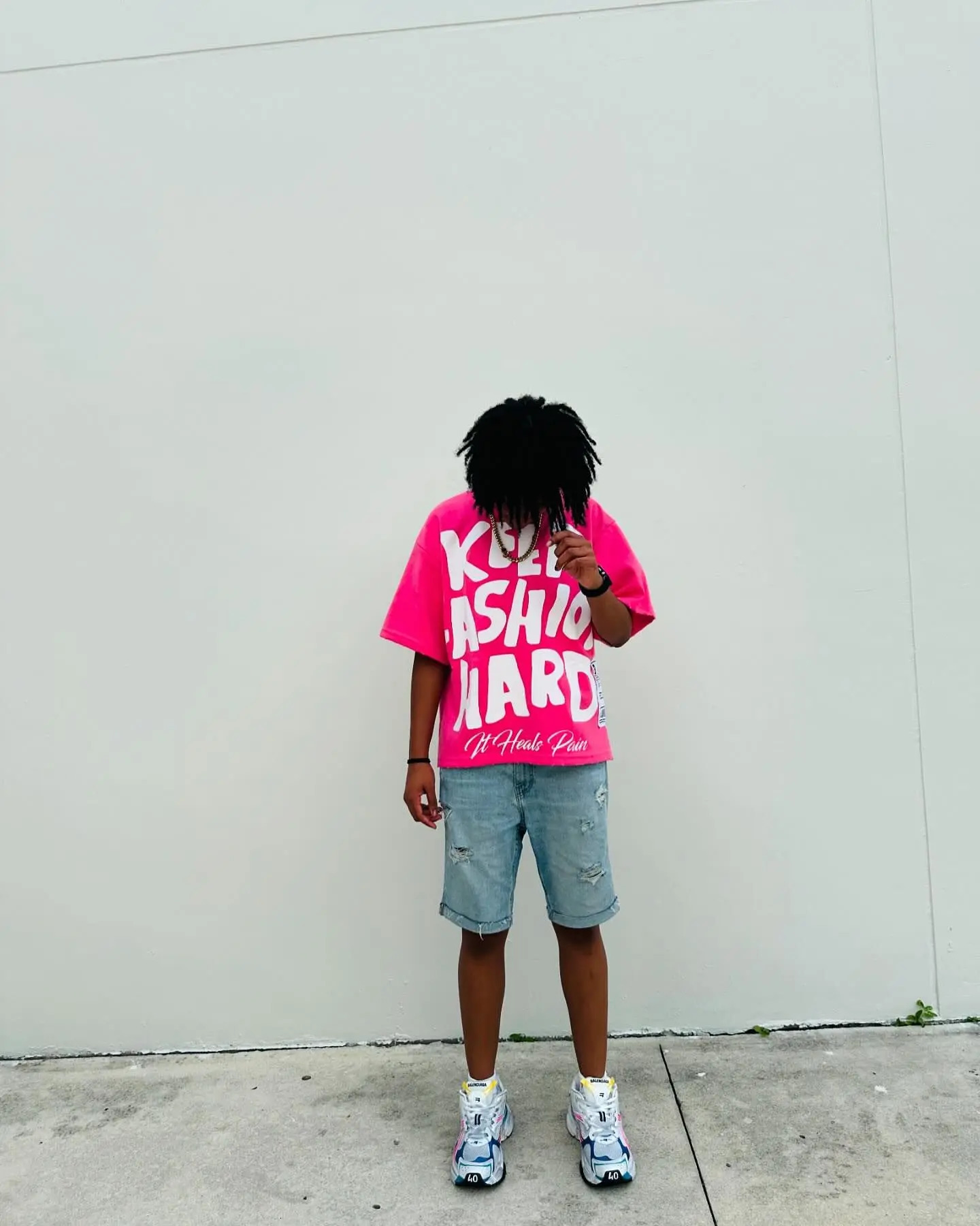 Super pink print graphic t shirts gothic streetwear y2k top oversized harajuku goth cotton shirt men women clothing 241202