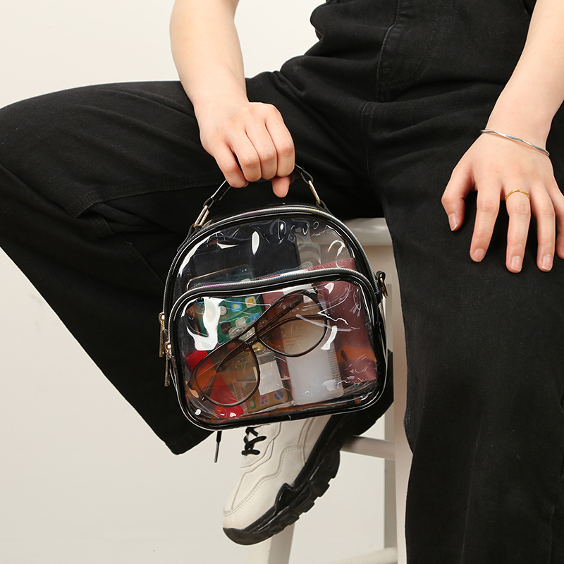 The 2025 new transparent ladies' bag, a small crossbody bag