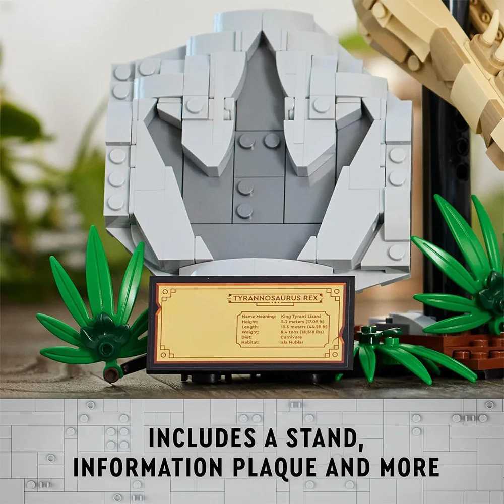 Dinosaur Fossils T. rex Skull model building blocks kitHalloween And Christmas Gifts Children ToysCompatible With edXJ241203