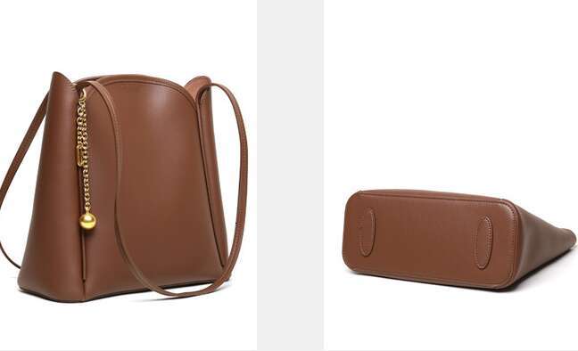 Retro women's fashionable leather women's mother and baby bag cowhide large capacity single shoulder handbag single shoulder bag