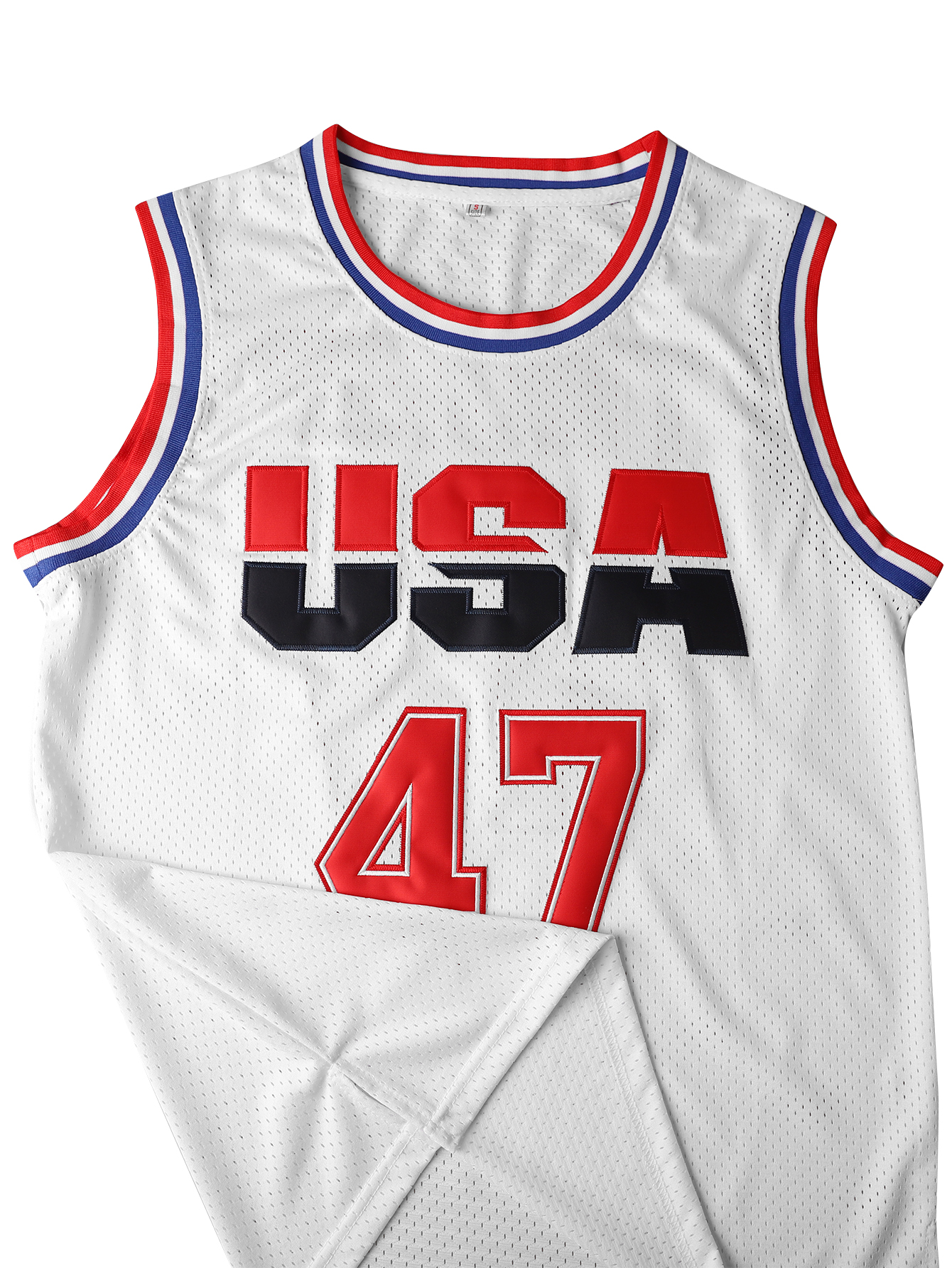 45 47 Movie Basketball Jerseys Stitched S-3XL You Missed Twice Make strong again Sports Jerseys