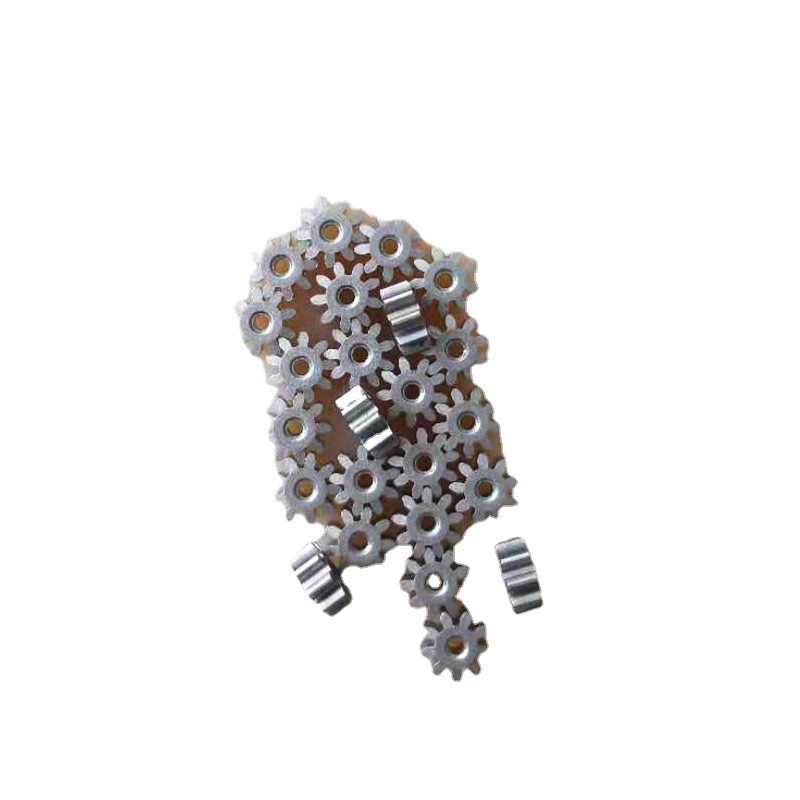 Model Straight Gear - Powder Metallurgy, 0.8 Mod, 9 Teeth, Inner Hole Dia. 2mm, 4mm Thick