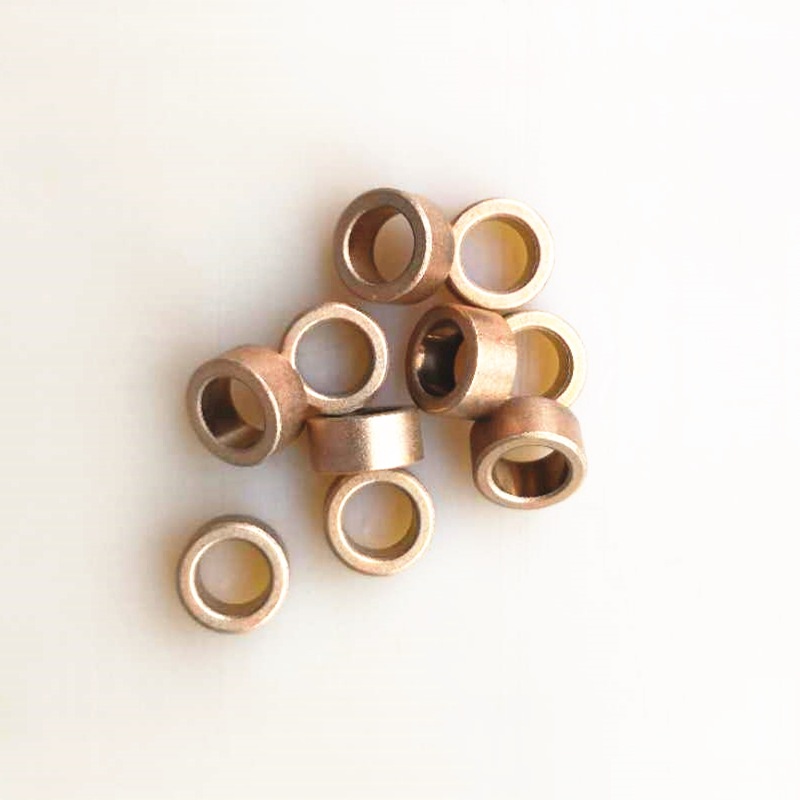 Bronze Oil-Impregnated Bearing with Inner Diameter of 8mm, Outer Diameter of 12mm, Length of 6mm - Powder Metallurgy Manufacturer Direct Supply