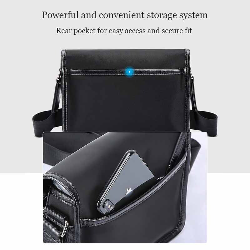 Men's Waterproof Messenger Multi-Functional Vintage Shoulder Casual Travel Large-Capacity Fashion Bag