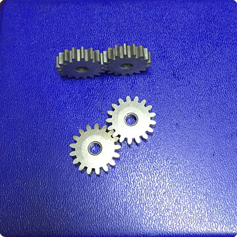 Module 1, 17 Tooth Iron Based Cylinder Gear, Inner Dia 4.2mm, Produced via Powder Metallurgy Method