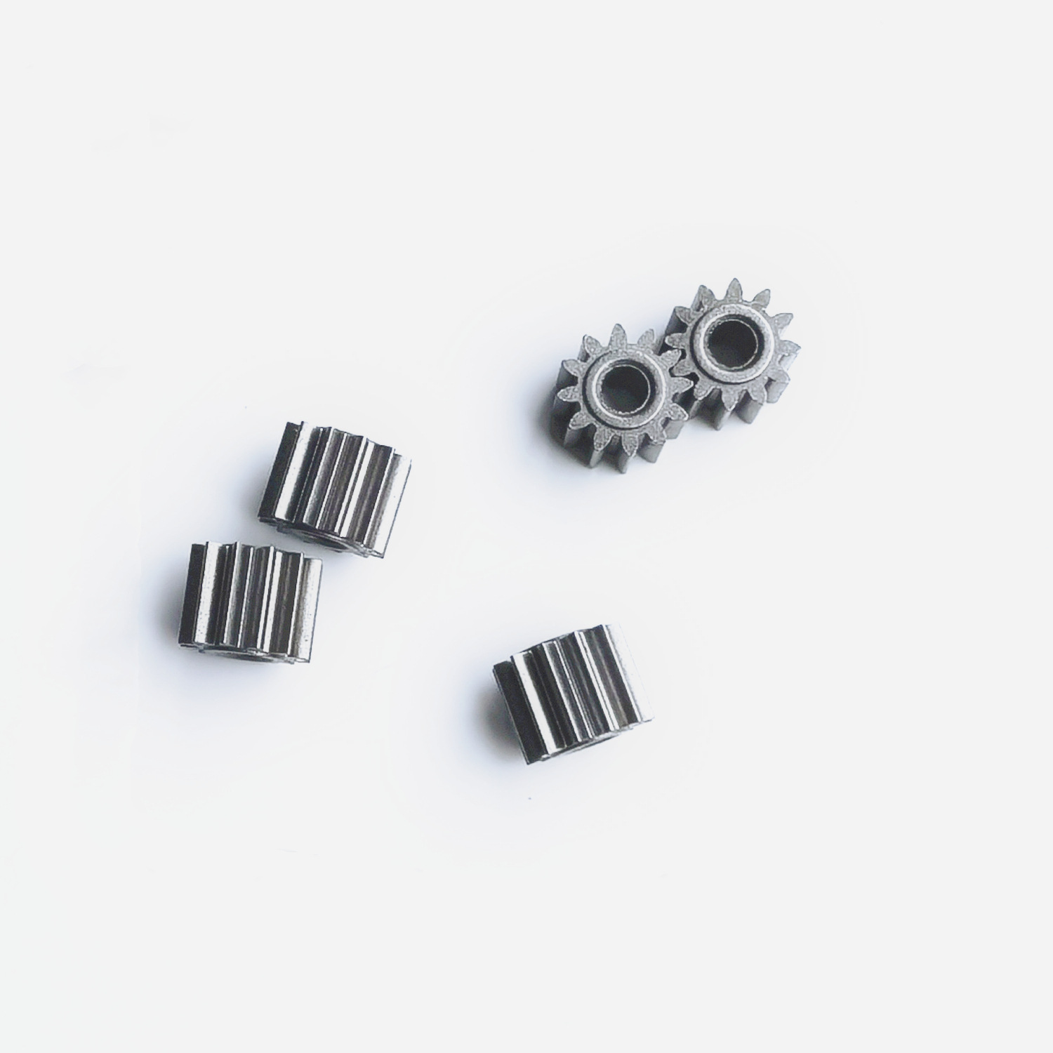 Model 0.8 12-Tooth Straight Gear Made from Powder Metallurgy Process, Inner Diameter 4mm
