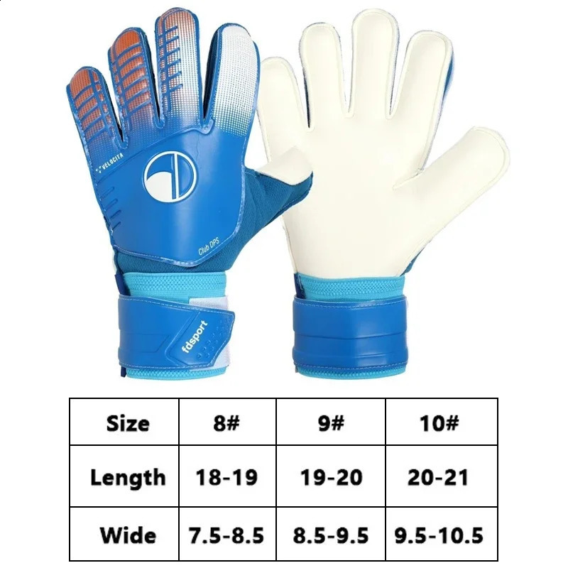Professional Goalkeeper Gloves Kids Football Latex Thickened Non-slip with Finger Protector Goalie Gloves for Soccer Goalie 241203