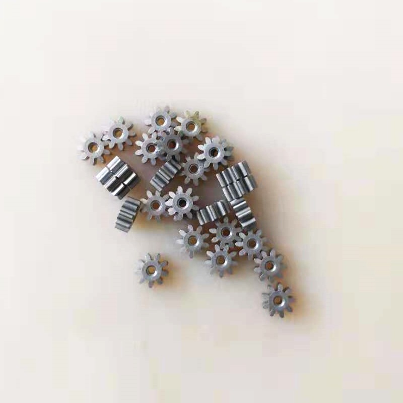 Model Straight Gear - Powder Metallurgy, 0.8 Mod, 9 Teeth, Inner Hole Dia. 2mm, 4mm Thick