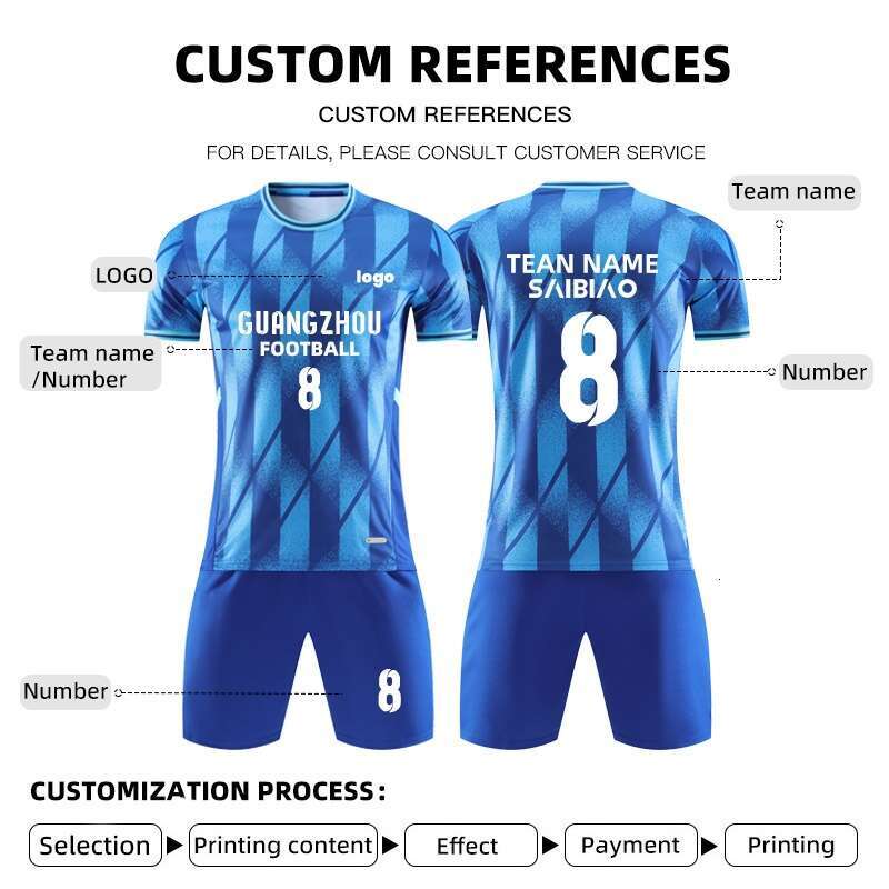 2025 Customize New Jerseys Adults Kids Football Uniforms Shirts Team Futsal Sportswear Kit Training Tracksuit Child Sports