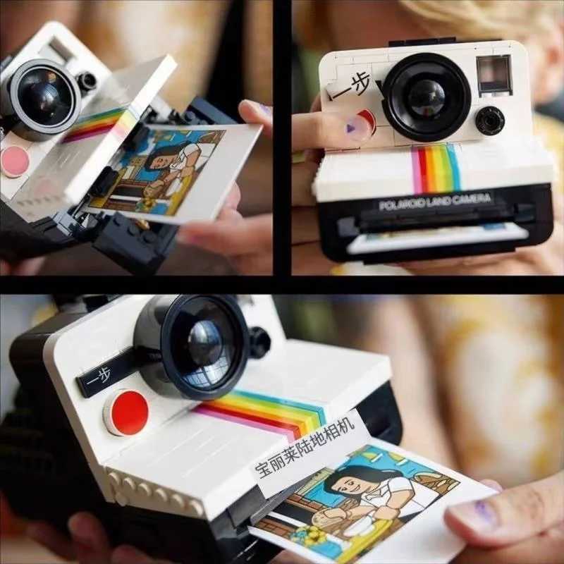 516 particle DIY building blocks SY8001SX-70 camera building blocks educational boys and girls ornaments toysXJ241203