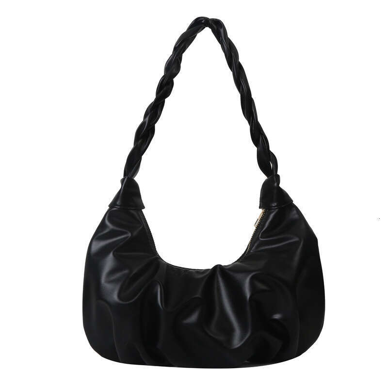 New Simple Pleated Women's Dumpg Casual Commuter Underarm Bag