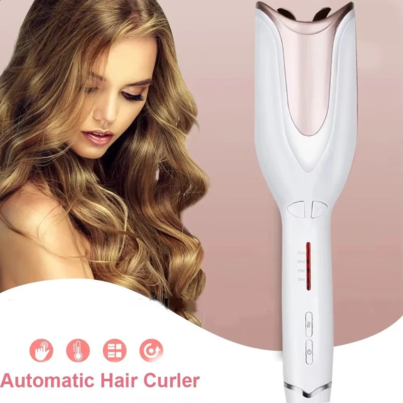 Automatic Ceramic Rotating Professional Rose Air Spin Curl Curler for All Hair Types tulip shape hair curler 241203