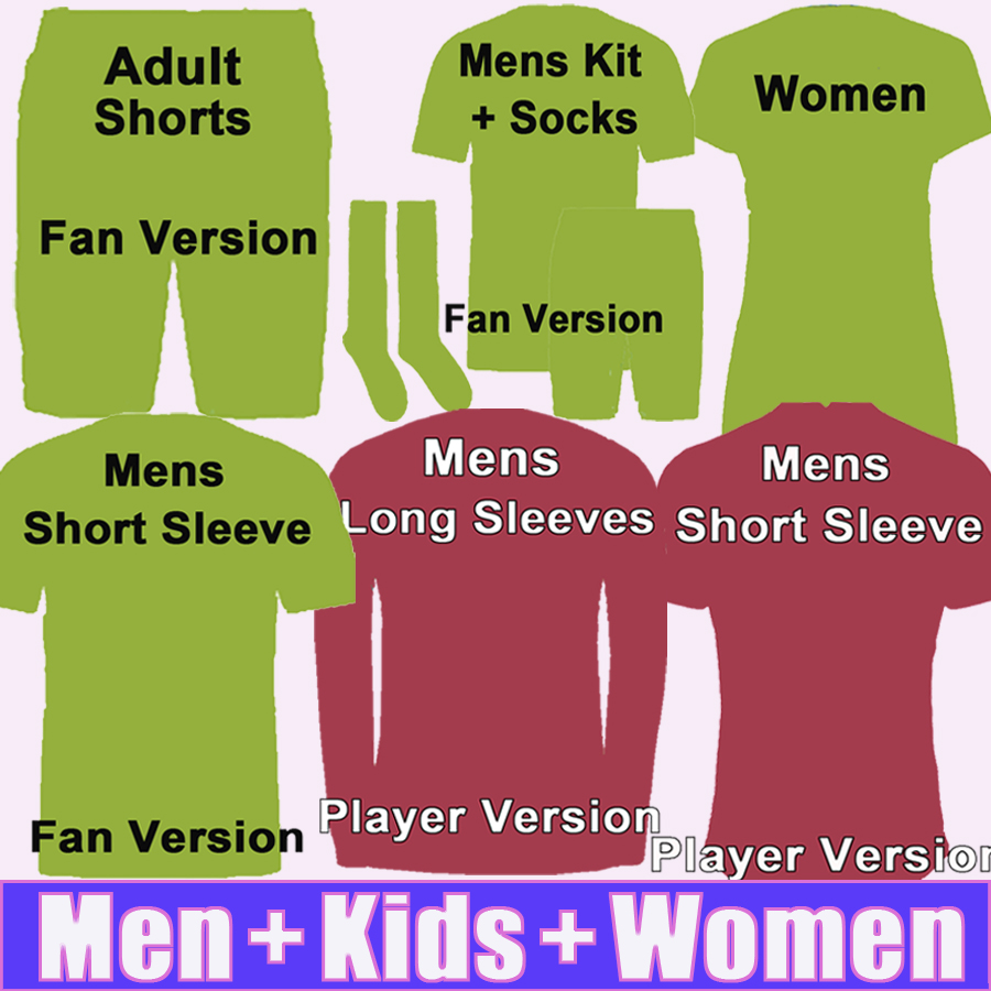 Link for Ordering Any Club and National Team Soccer Jerseys Mens and Kids Long Short Sleeve Football Shirts Pleaase contact us before making your order